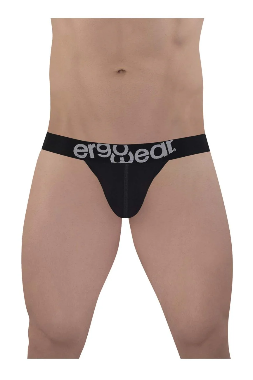 ErgoWear EW1483 MAX COTTON Bikini Color Black - Image 2