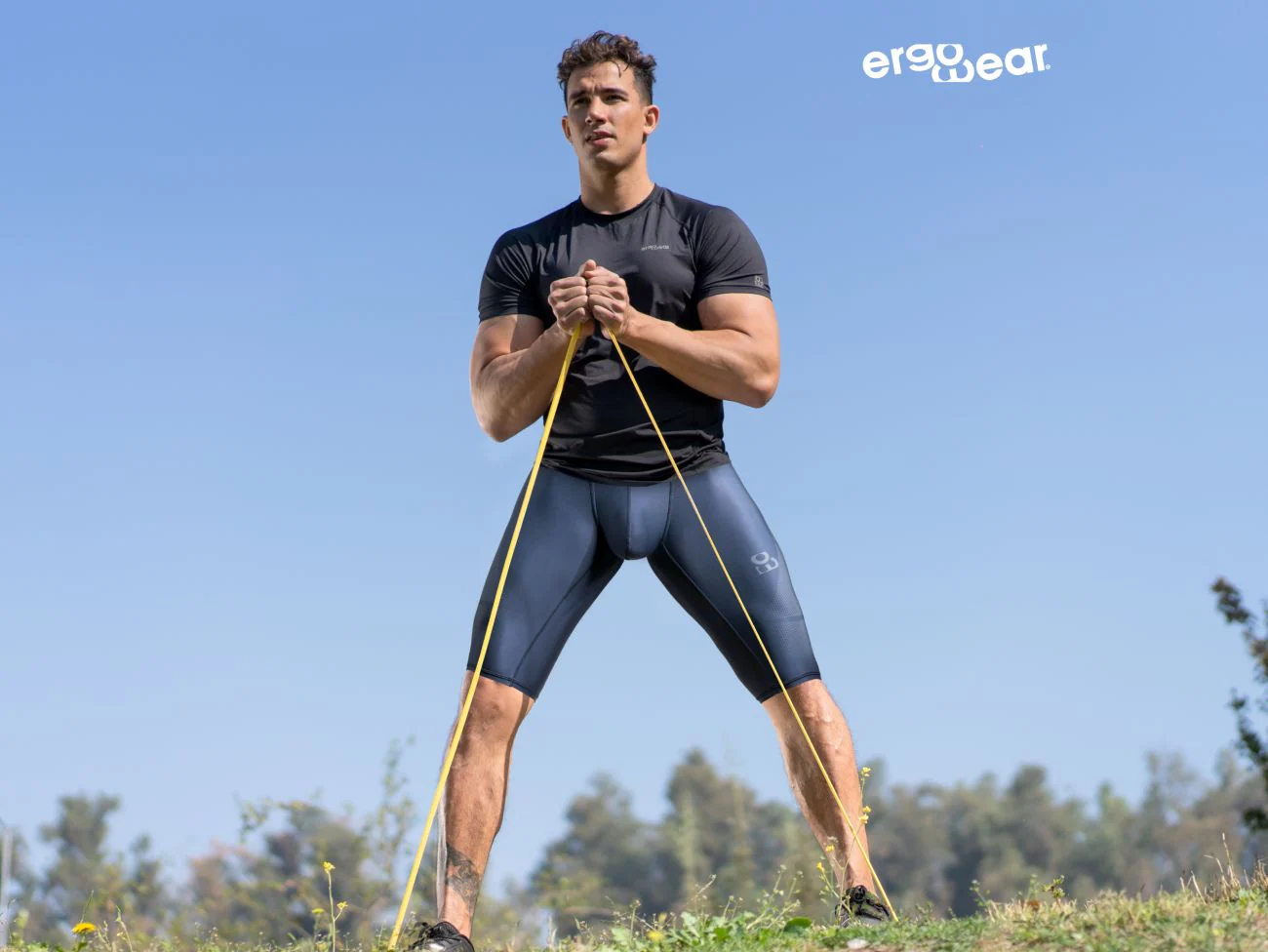 ErgoWear EW1607 MAX SE Athletic Shorts Color Dark Blue - Image 9