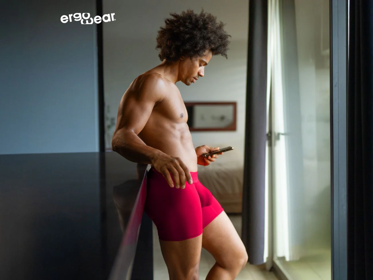 ErgoWear EW1745 MAX BOLD Boxer Briefs Color Red - Image 8