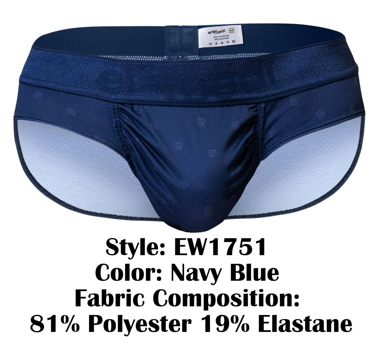 ErgoWear EW1751 FEEL SE Briefs Color Navy Blue - Image 8