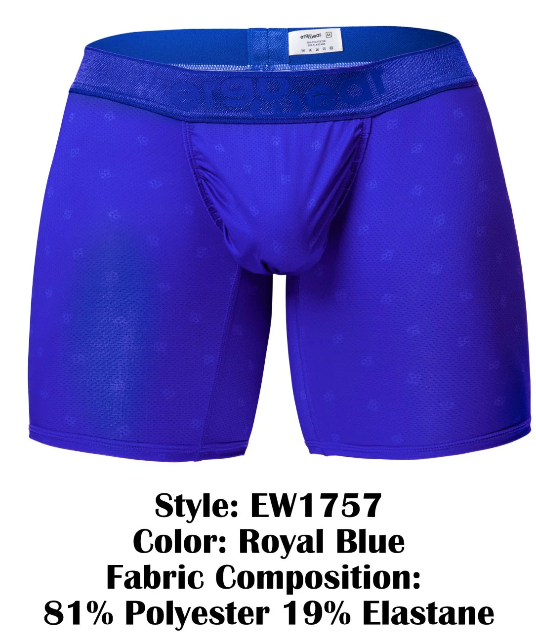 ErgoWear EW1757 FEEL SE Boxer Briefs Color Royal Blue - Image 8