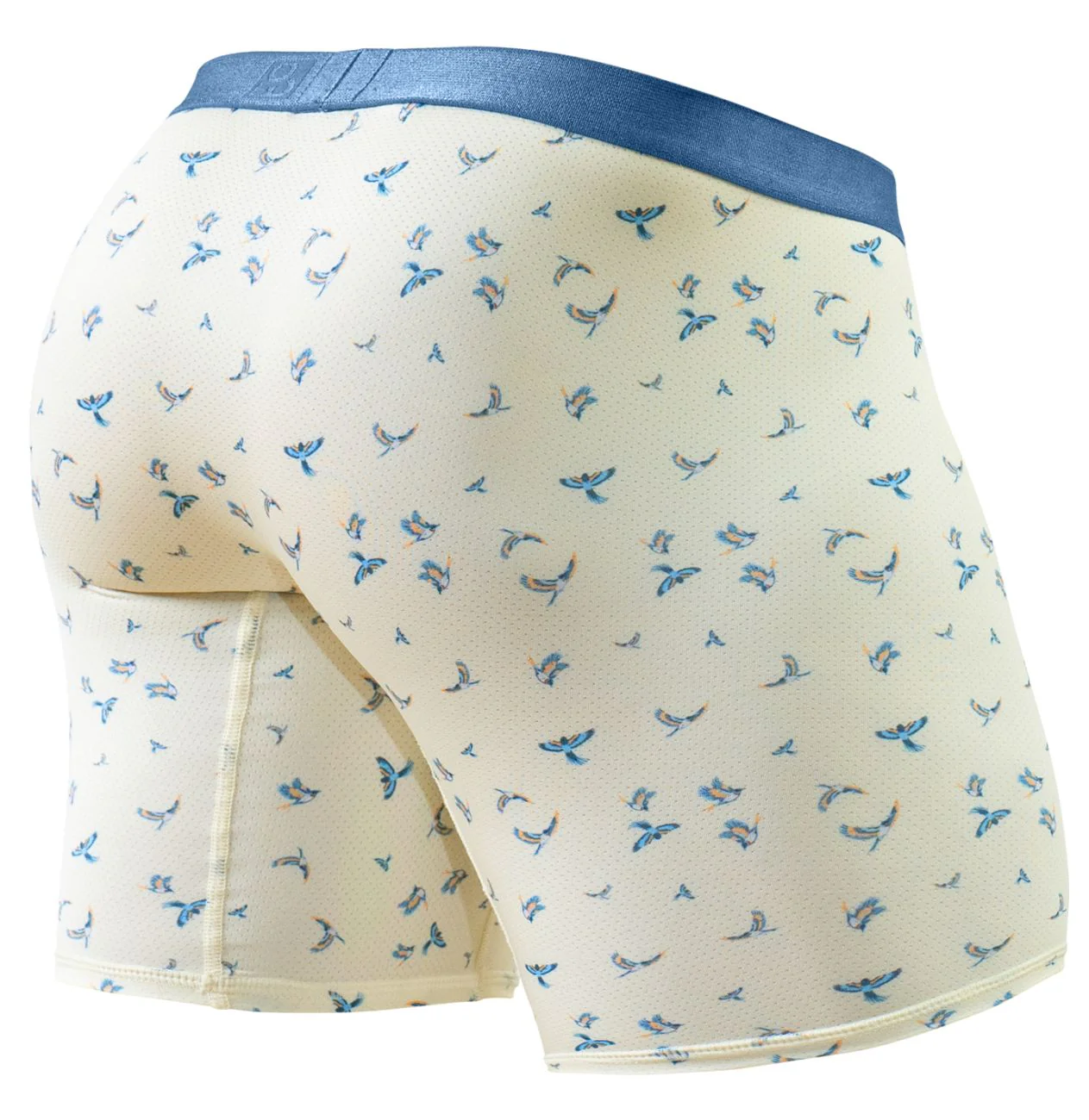 ErgoWear EW1771 SLK SE Boxer Briefs Color Vanilla-Birds - Image 6