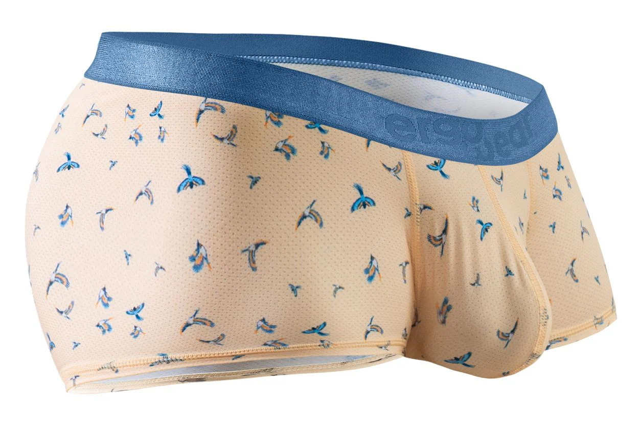 ErgoWear EW1774 SLK SE Trunks Color Peach-Birds - Image 5