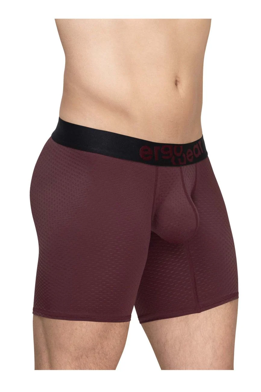 ErgoWear EW1796 MAX FLOW Boxer Briefs Color Burgundy - Image 4
