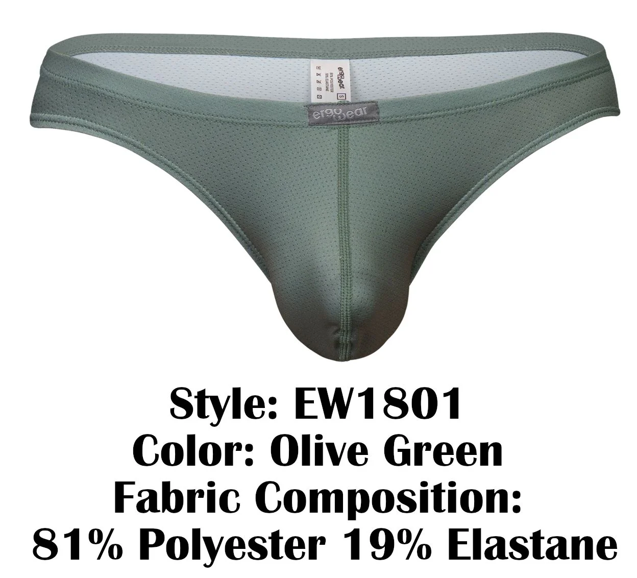 ErgoWear EW1801 X4D SE Thongs Color Olive Green - Image 8