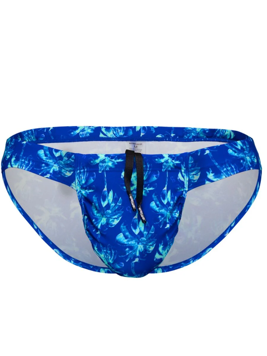 ErgoWear EW1826 FEEL SW Swim Bikini Color Royal Blue-Palms - Image 5