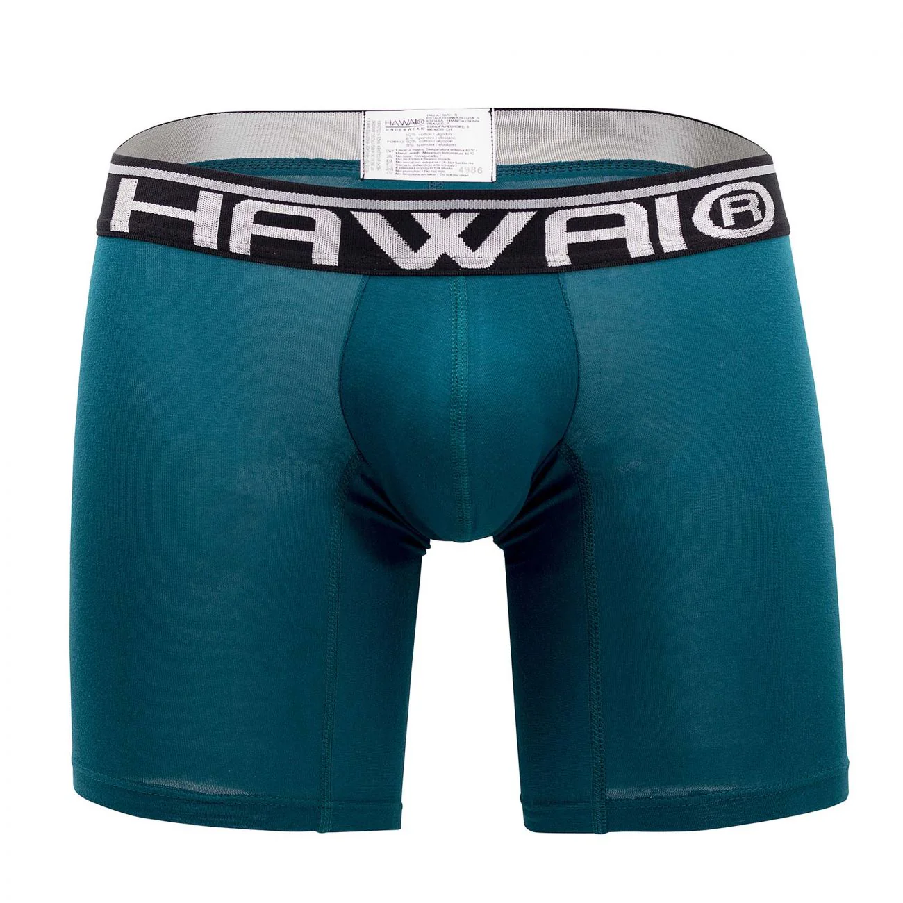 HAWAI 41903 Solid Athletic Boxer Briefs Color Petrol - Image 4