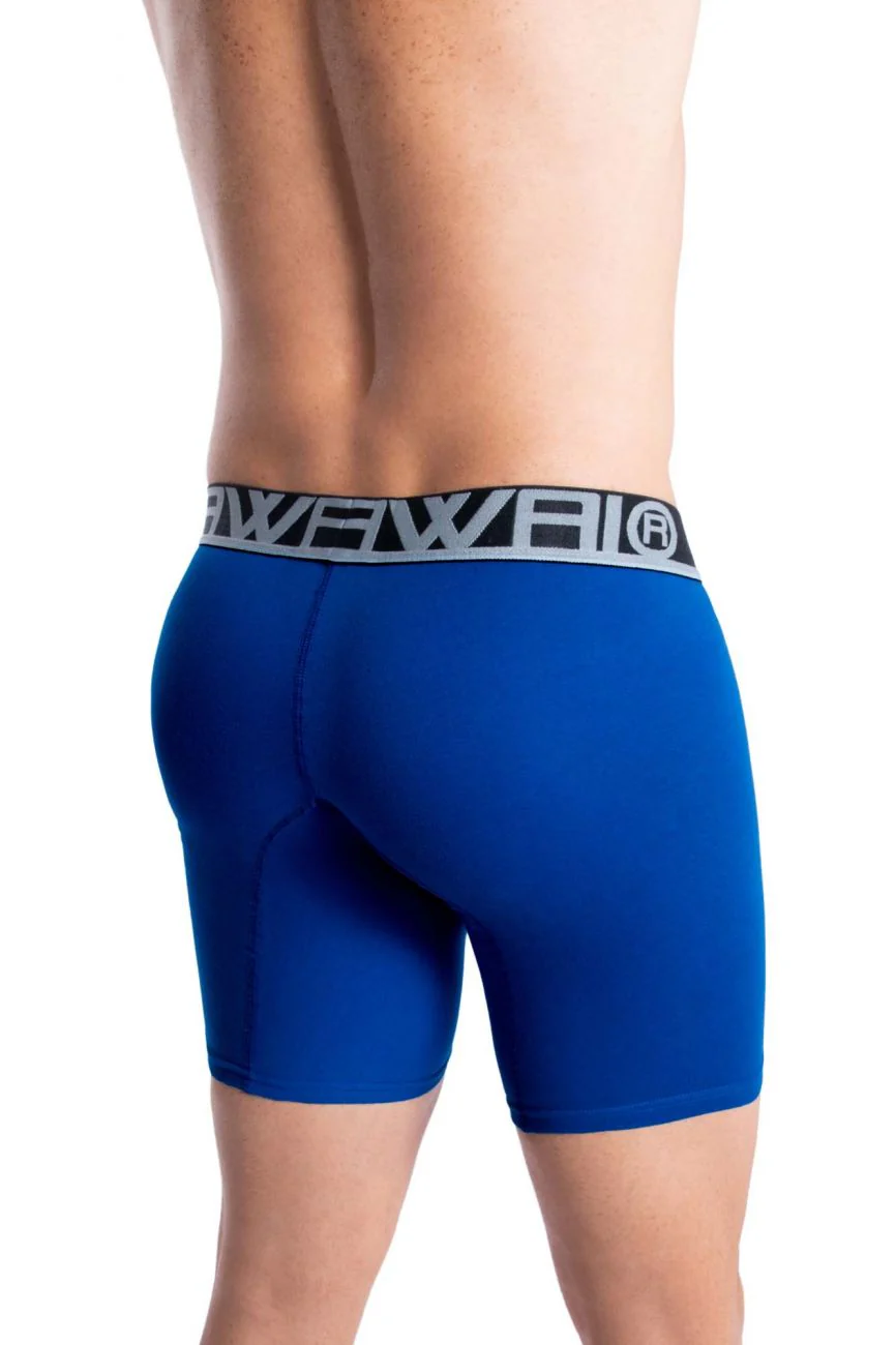 HAWAI 41903 Solid Athletic Boxer Briefs Color Royal Blue - Image 3