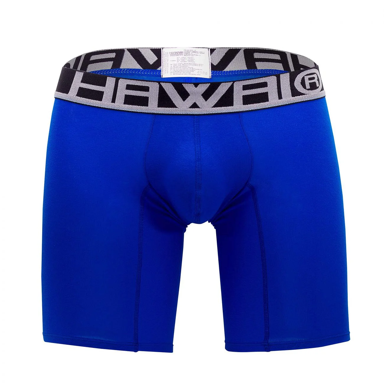 HAWAI 41903 Solid Athletic Boxer Briefs Color Royal Blue - Image 4