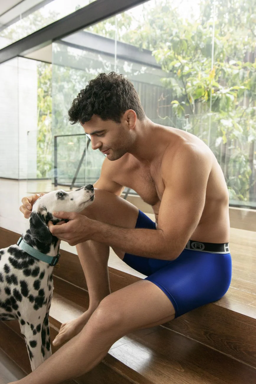 HAWAI 41903 Solid Athletic Boxer Briefs Color Royal Blue - Image 9