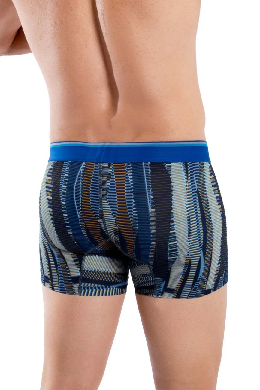 HAWAI 42121 Printed Athletic Trunks Color Royal Blue - Image 3