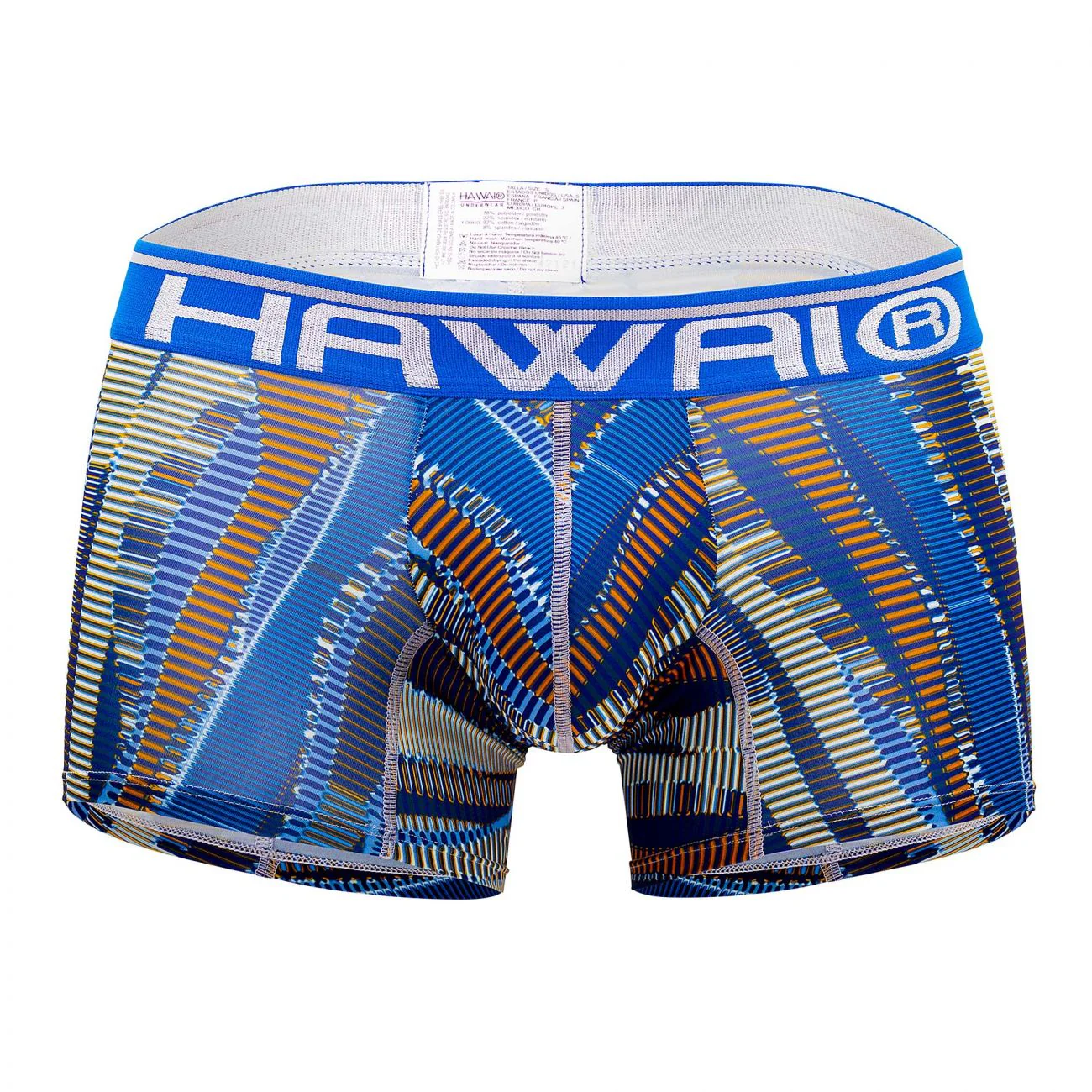 HAWAI 42121 Printed Athletic Trunks Color Royal Blue - Image 4