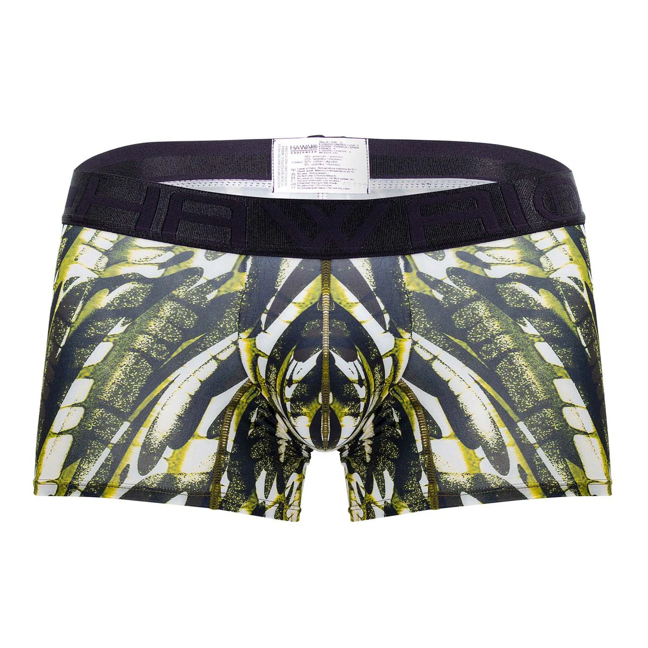 HAWAI 42172 Printed Microfiber Trunks Color Military Green - Image 4