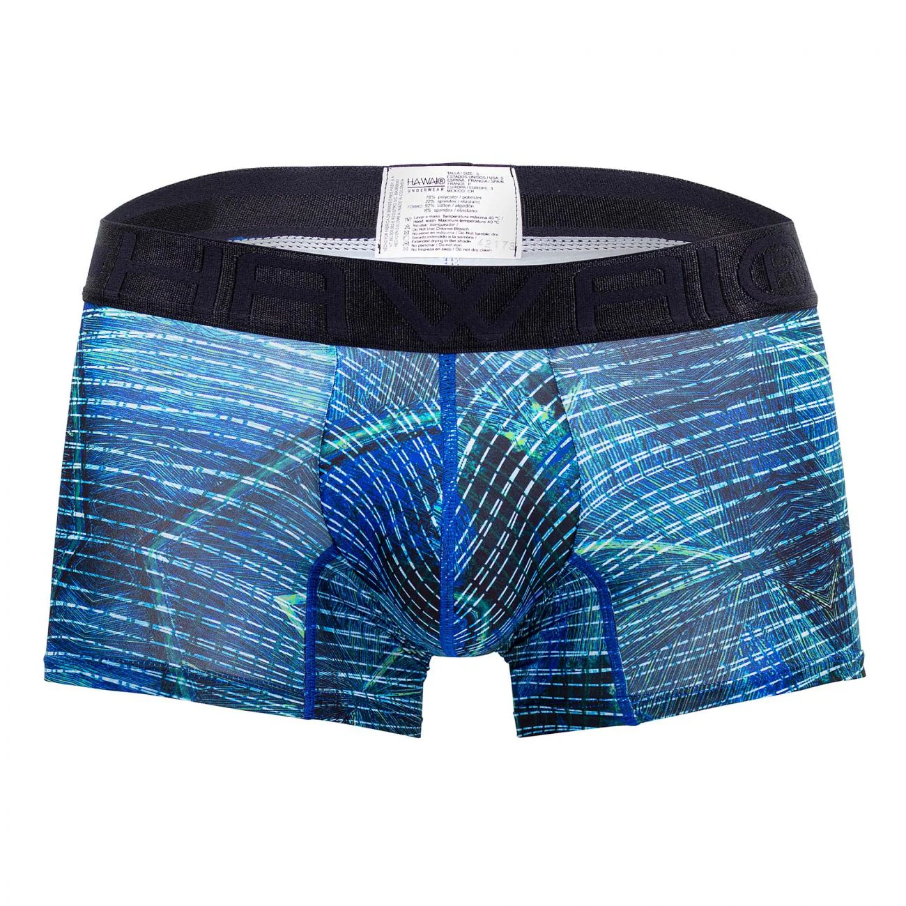 HAWAI 42173 Printed Microfiber Trunks Color Royal Blue - Image 4