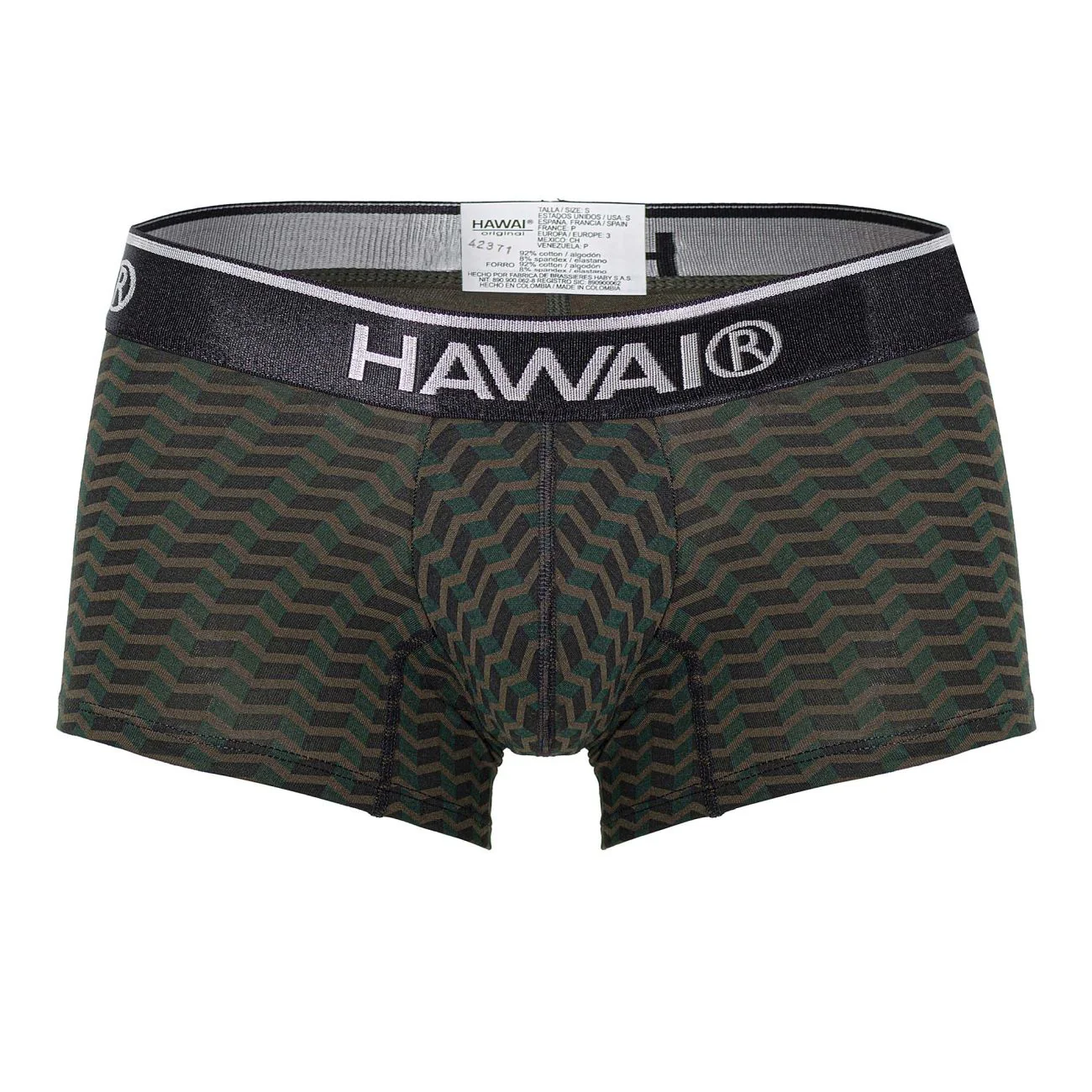 HAWAI 42371 Printed Trunks Color Green - Image 5