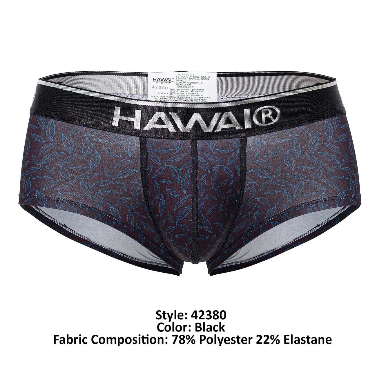 HAWAI 42380 Printed Briefs Color Black - Image 8