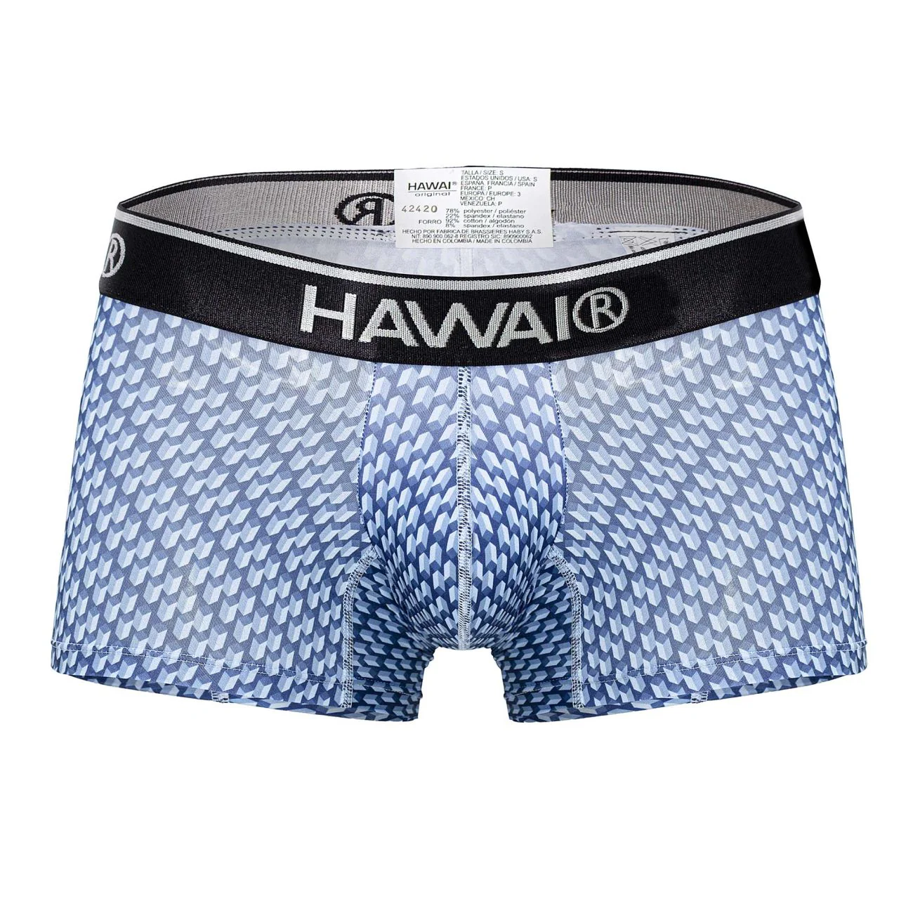 HAWAI 42420 Printed Trunks Color Blue - Image 5