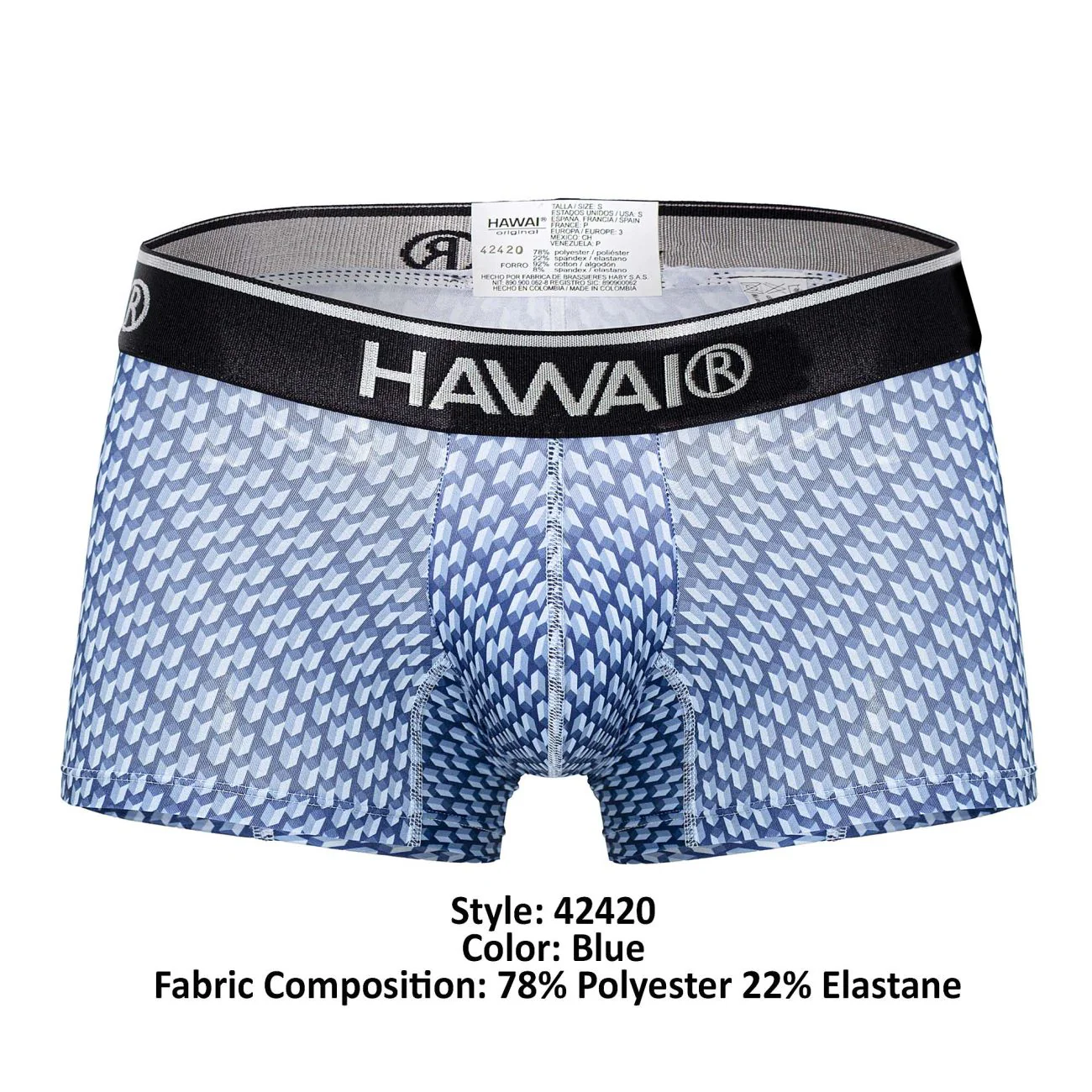 HAWAI 42420 Printed Trunks Color Blue - Image 8