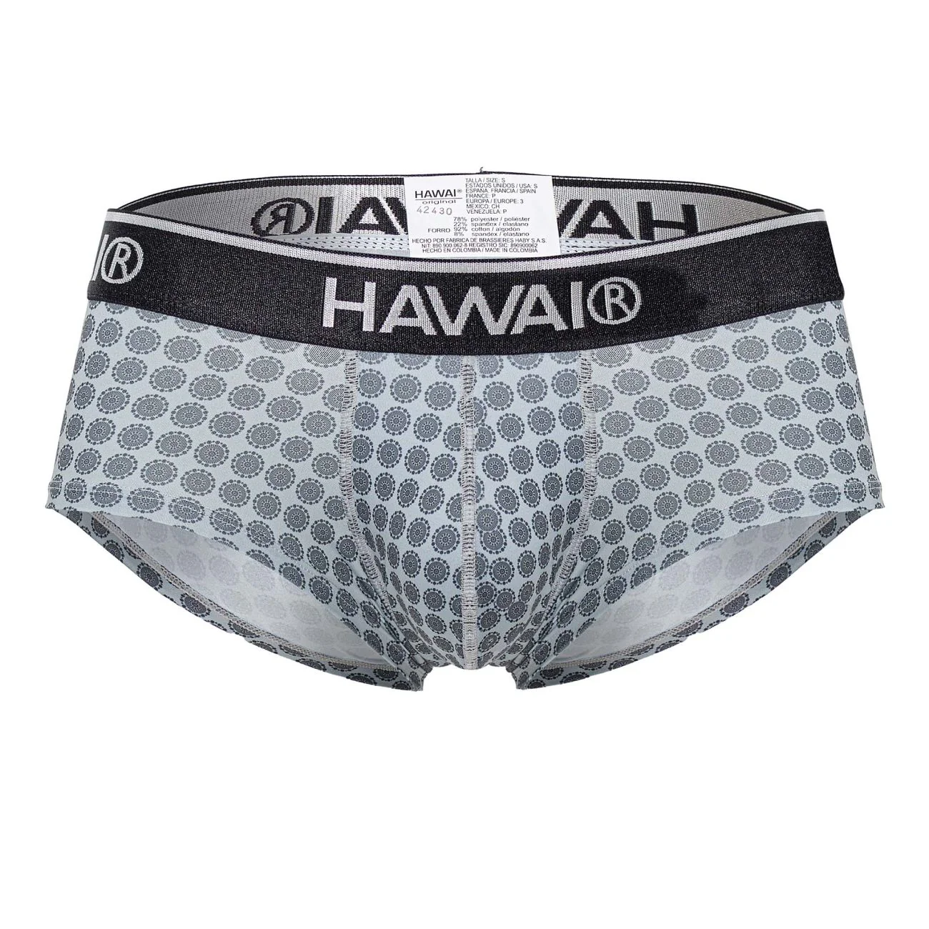HAWAI 42430 Printed Briefs Color Gray - Image 5