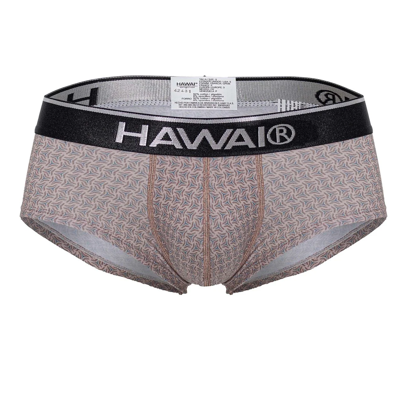HAWAI 42431 Printed Briefs Color Cocoa - Image 5