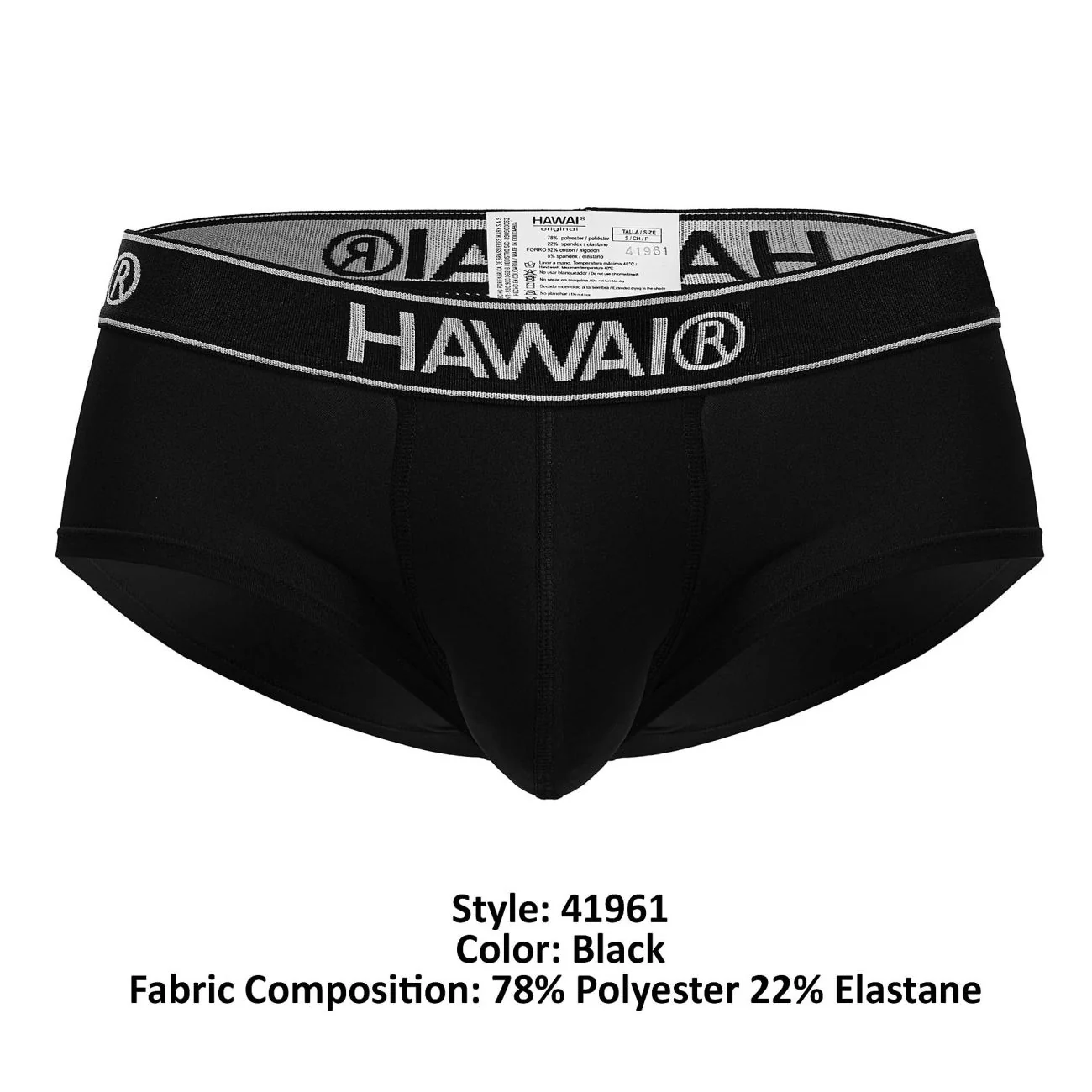 HAWAIR 41961 Microfiber Briefs Color Black - Image 8