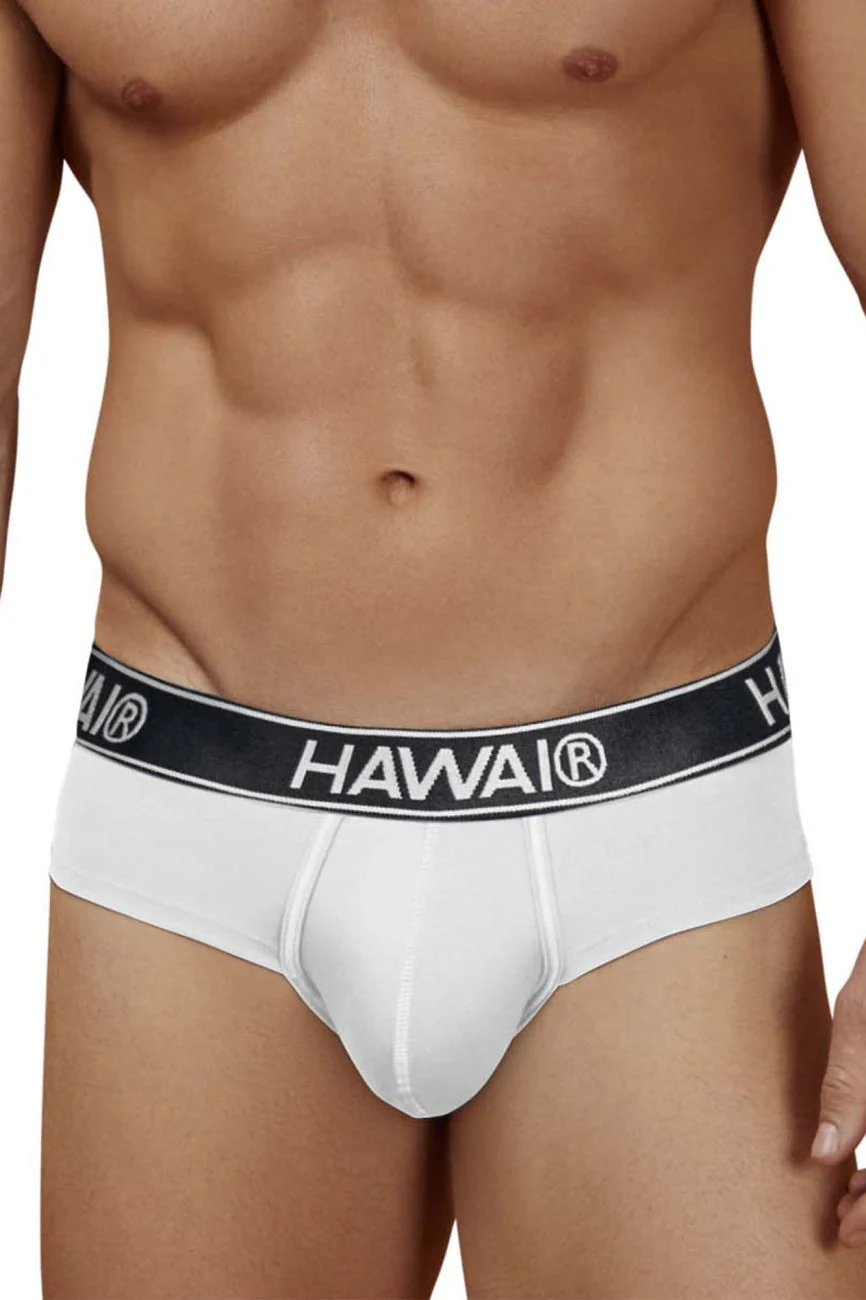 HAWAIR 41962 Cotton blend Briefs Color White-01 - Image 2