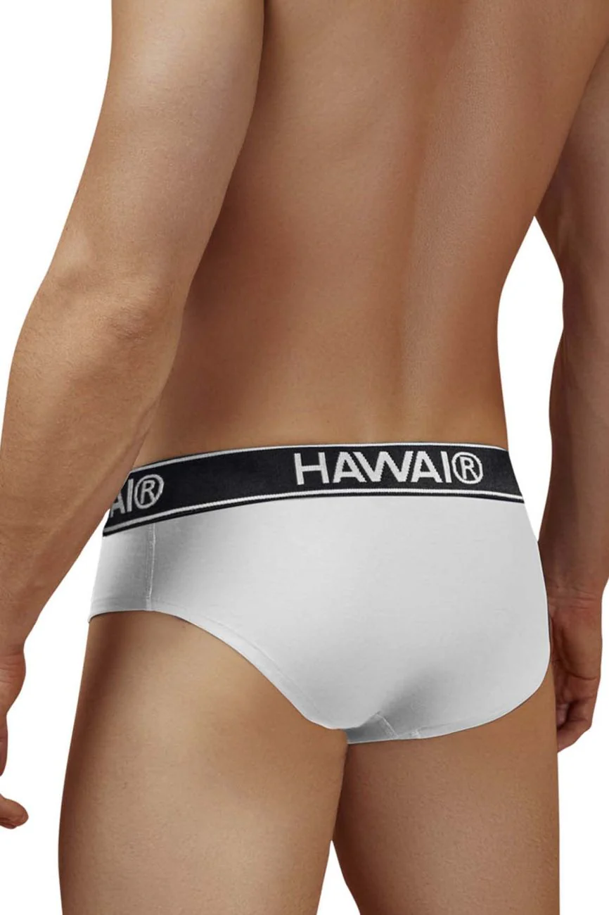 HAWAIR 41962 Cotton blend Briefs Color White-01 - Image 3