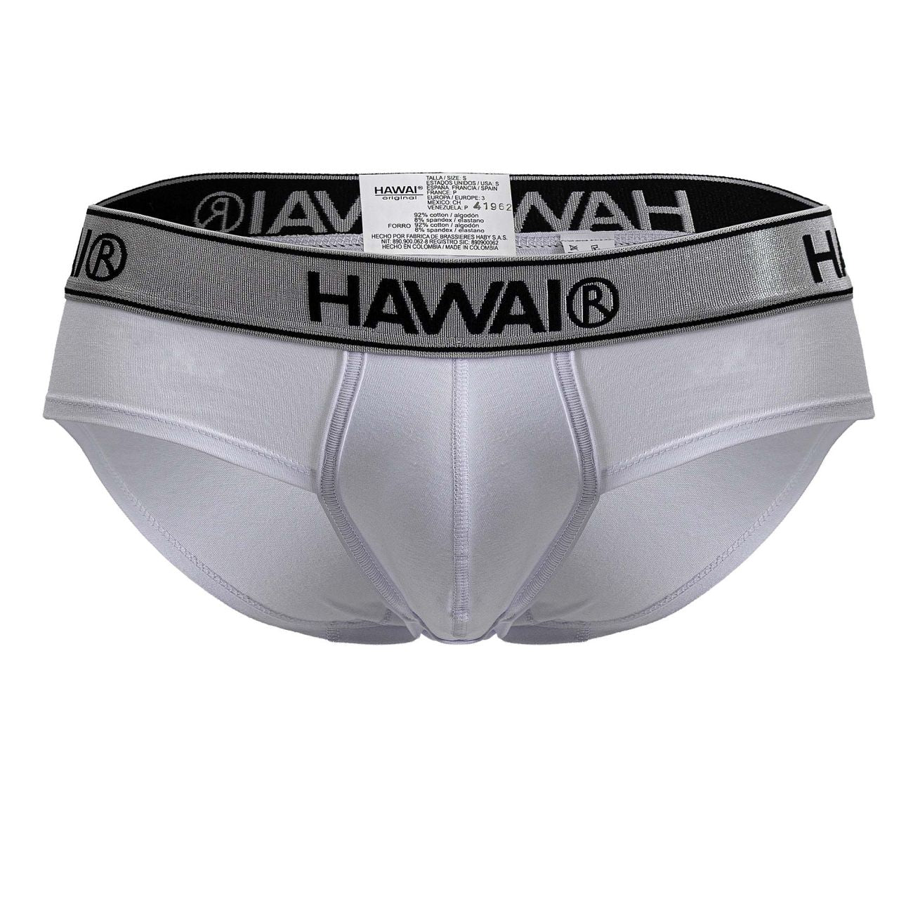 HAWAIR 41962 Cotton blend Briefs Color White-01 - Image 5