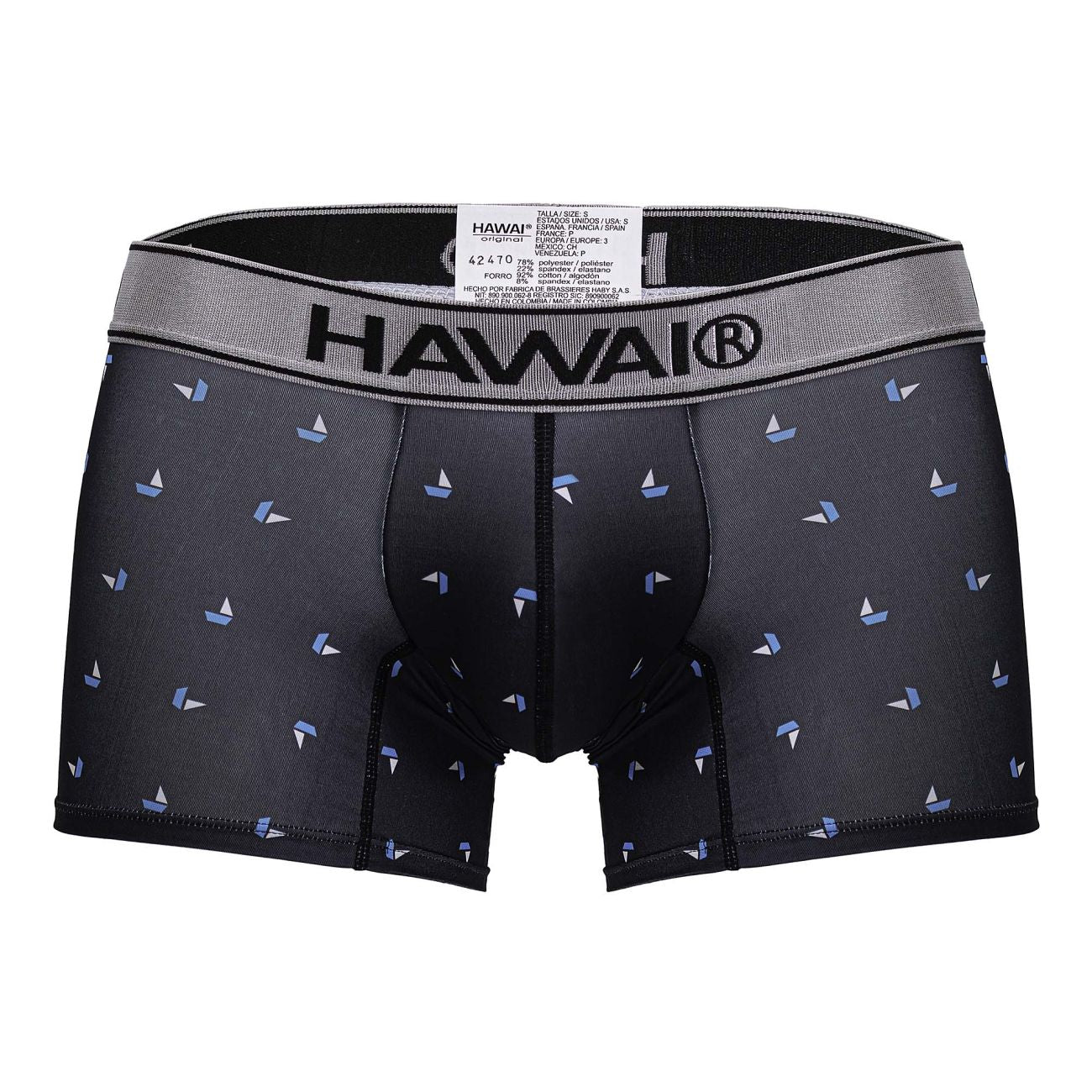 HAWAIR 42470 Printed Microfiber Trunks Color Black - Image 5