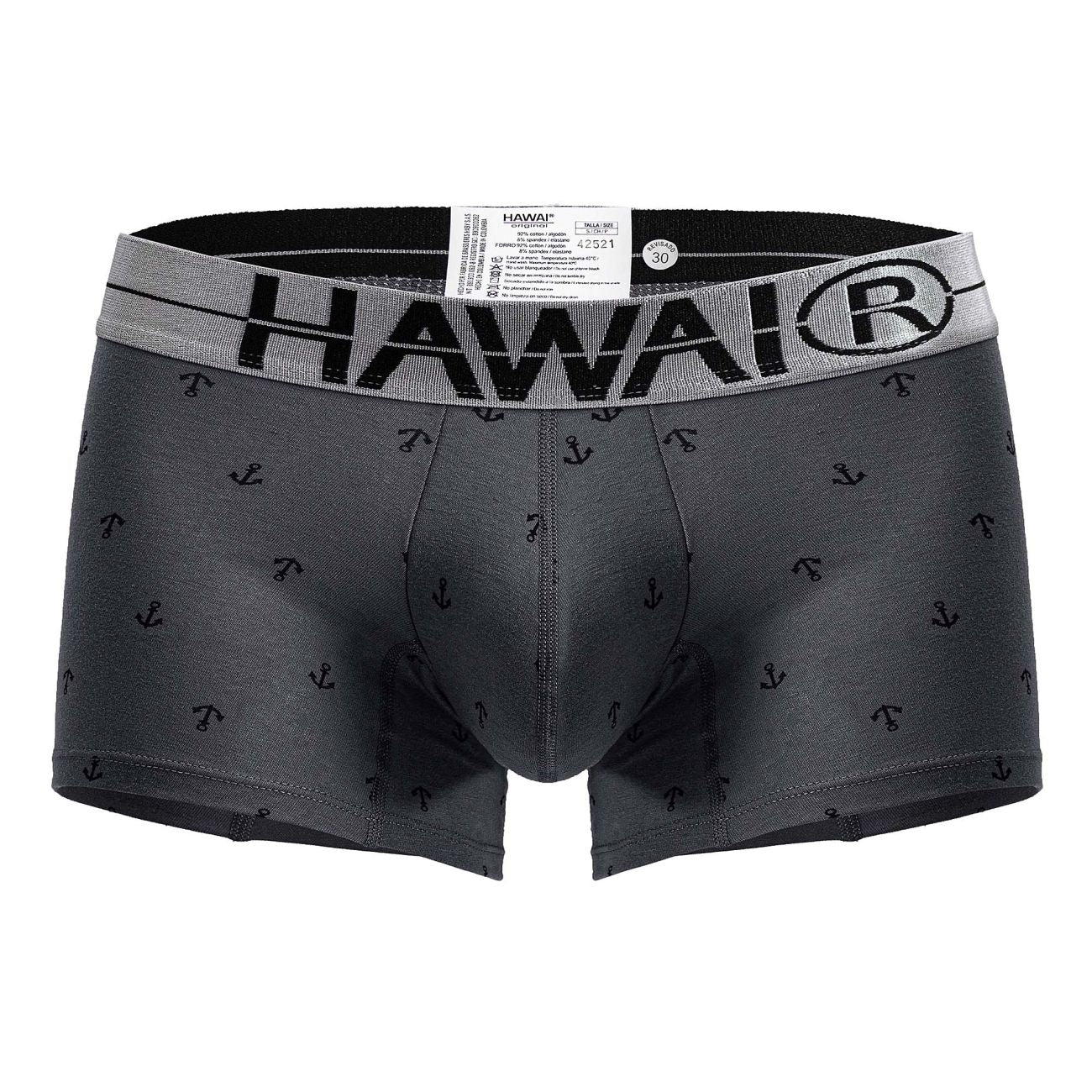 HAWAIR 42521 Cotton blend Trunks Color Gray - Image 5