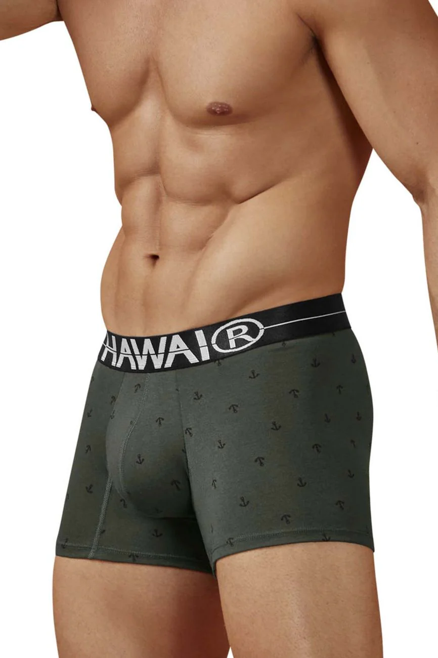 HAWAIR 42521 Cotton blend Trunks Color Military Green - Image 3