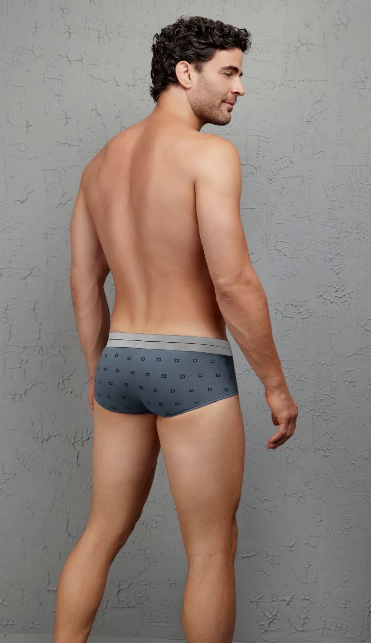 HAWAIR 42531 Cotton blend Briefs Color Gray - Image 10