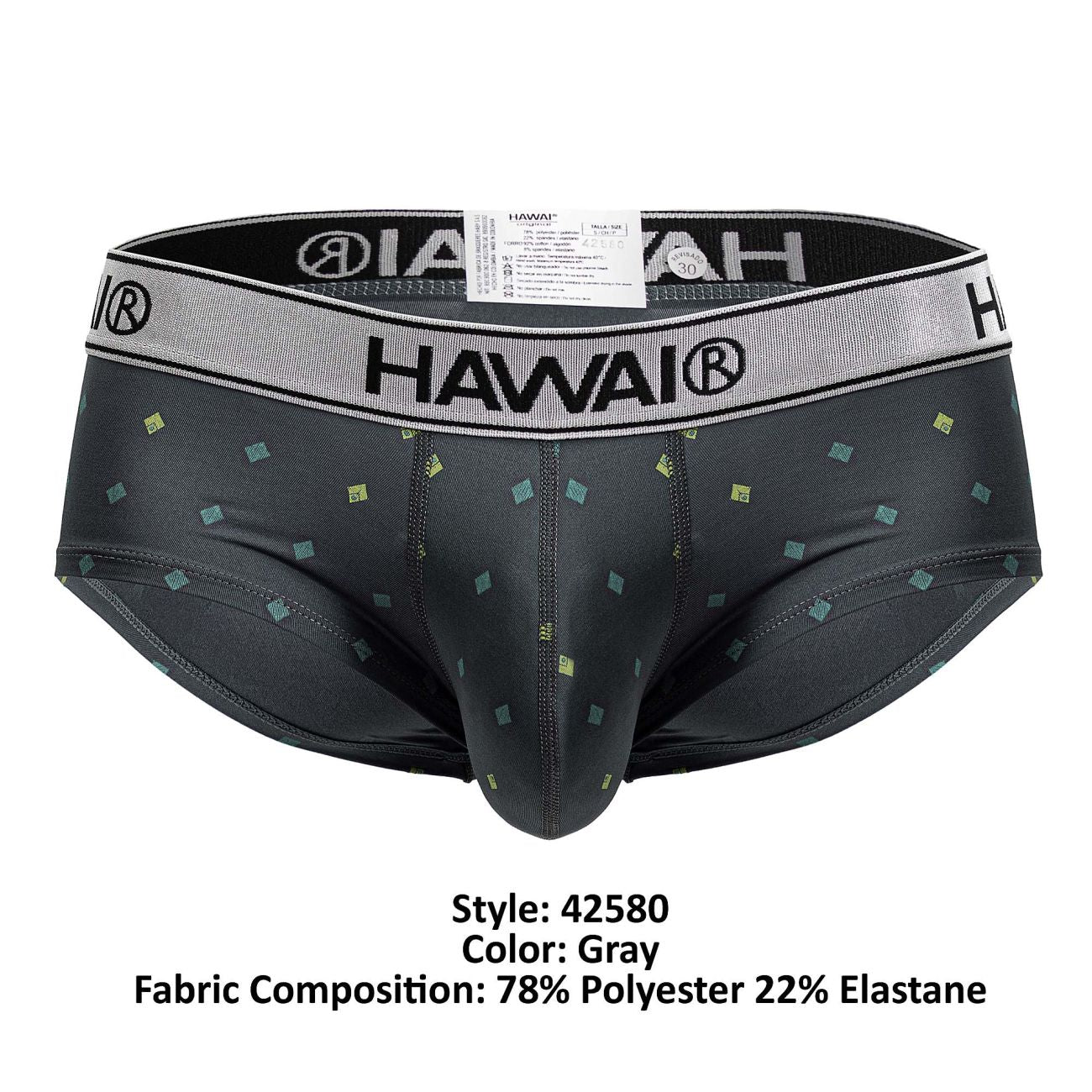 HAWAIR 42580 Microfiber Briefs Color Gray - Image 8