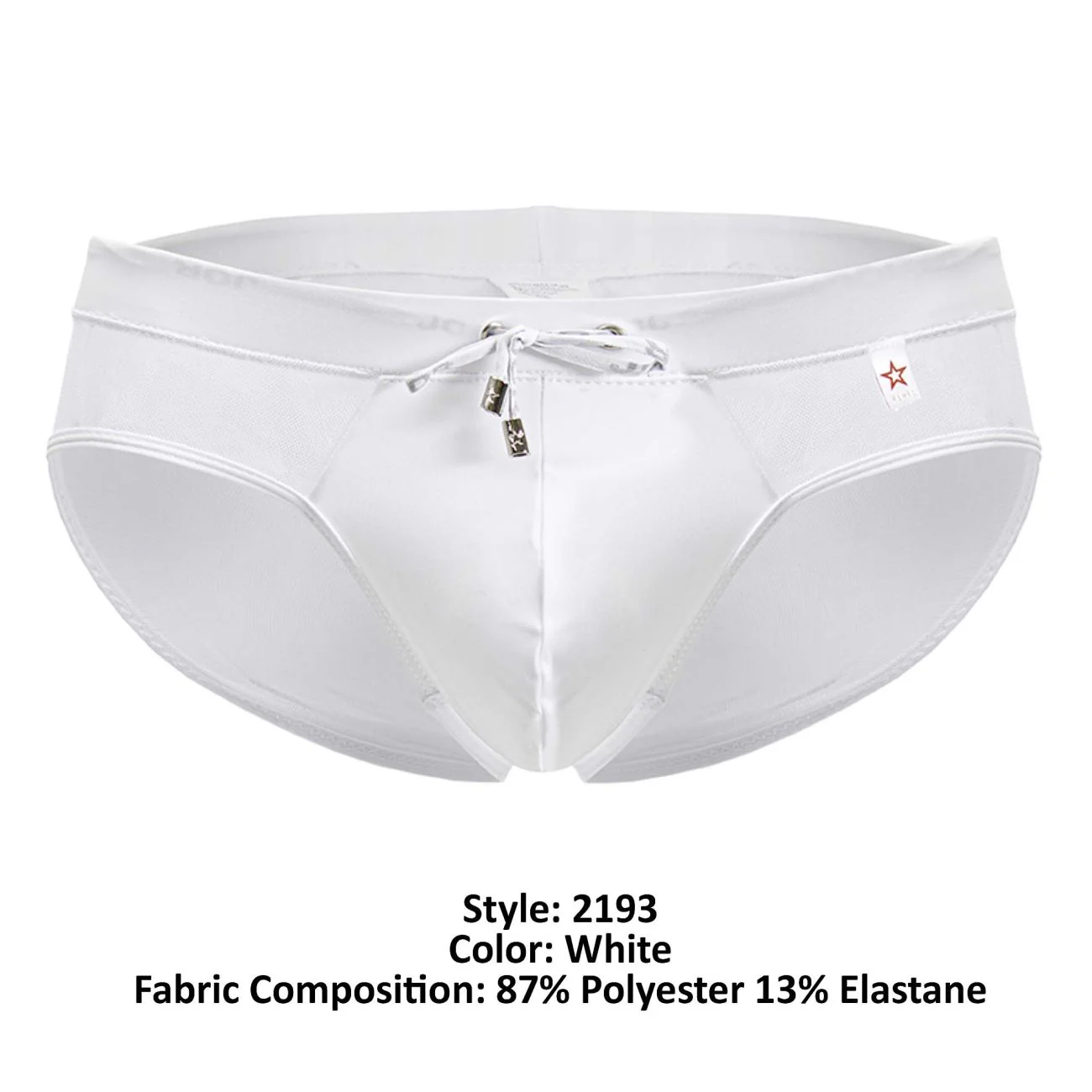 JOR 2193 Mystic Swim Briefs Color White - Image 8