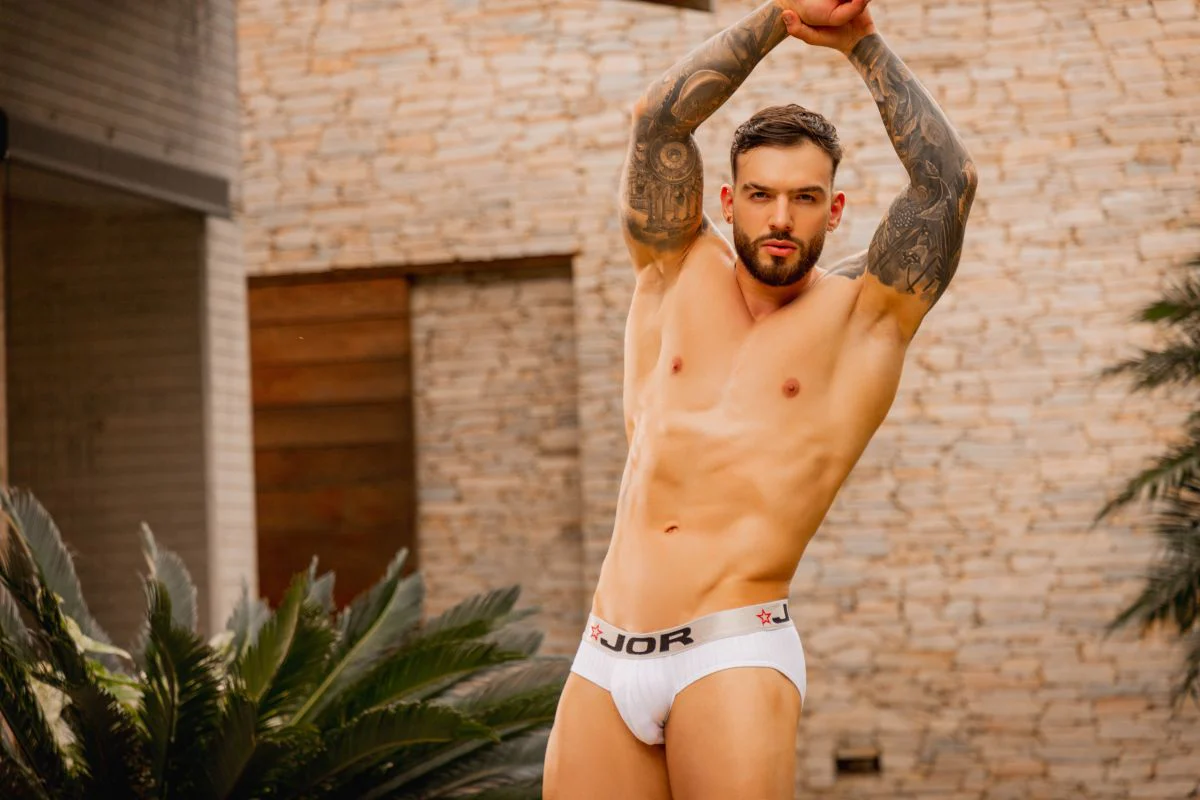 JOR 2331 Cronos Briefs Color White - Image 9