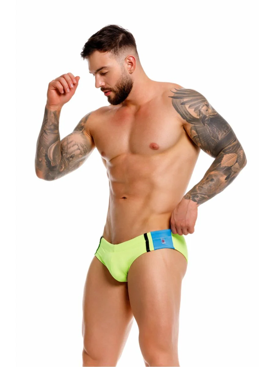 JOR 2384 Wind Swim Briefs Color Green - Image 4