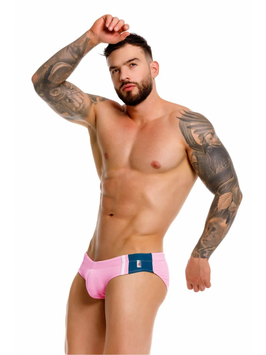 JOR 2384 Wind Swim Briefs Color Pink - Image 4
