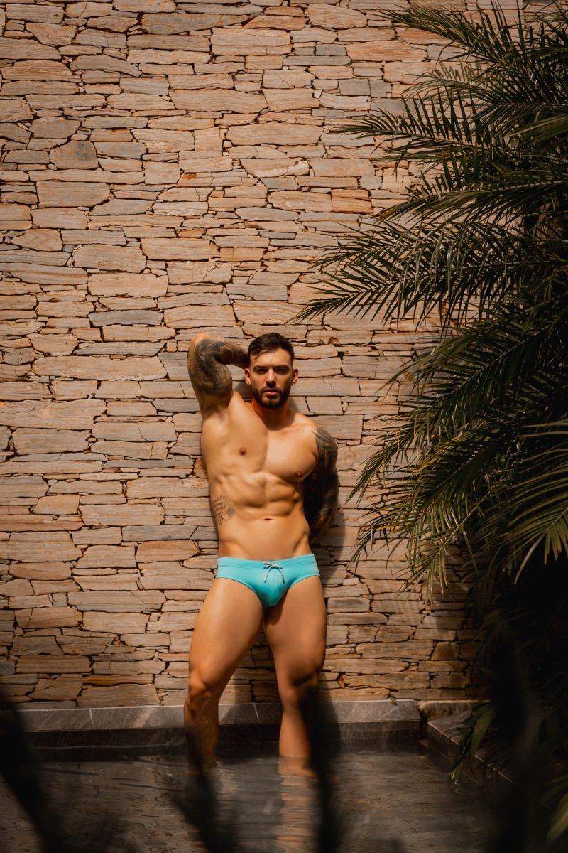 JOR 2387 Travel Swim Briefs Color Turquoise - Image 10