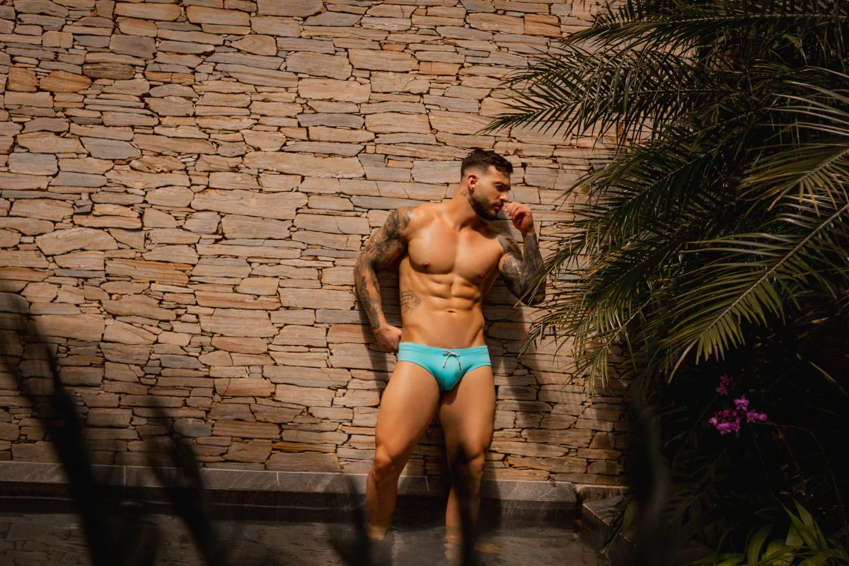 JOR 2387 Travel Swim Briefs Color Turquoise - Image 9