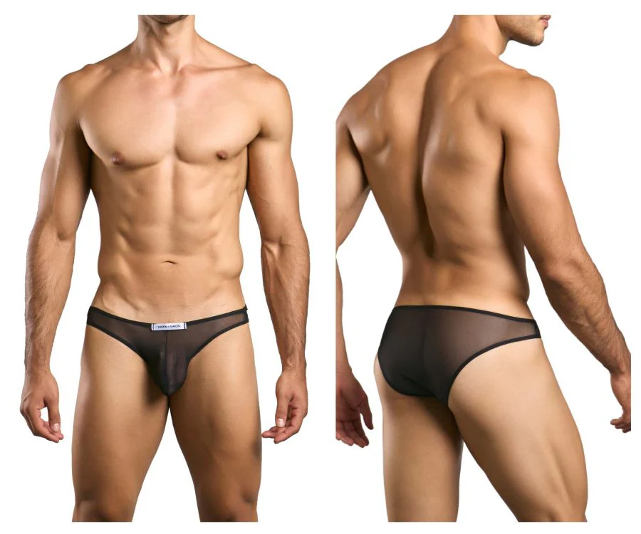 JUSTIN+SIMON XSJ01 Classic Bikini Color Black Mesh