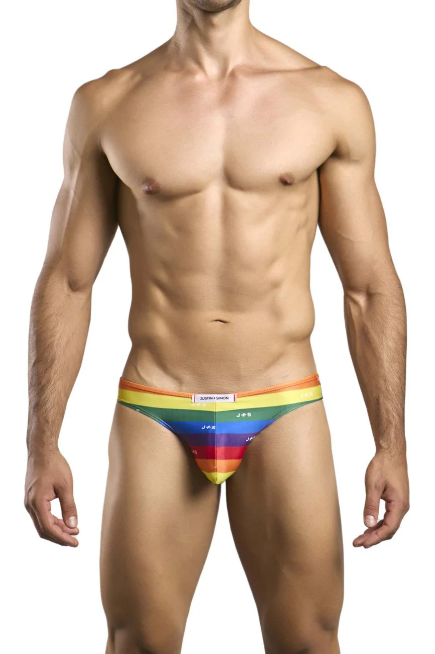 JUSTIN+SIMON XSJ01 Classic Bikini Color Pride Flag - Image 2