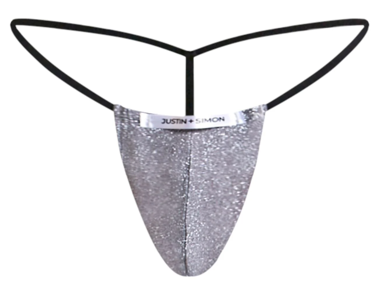 JUSTIN+SIMON XSJ02 Classic G-String Color Lurex Gray - Image 5