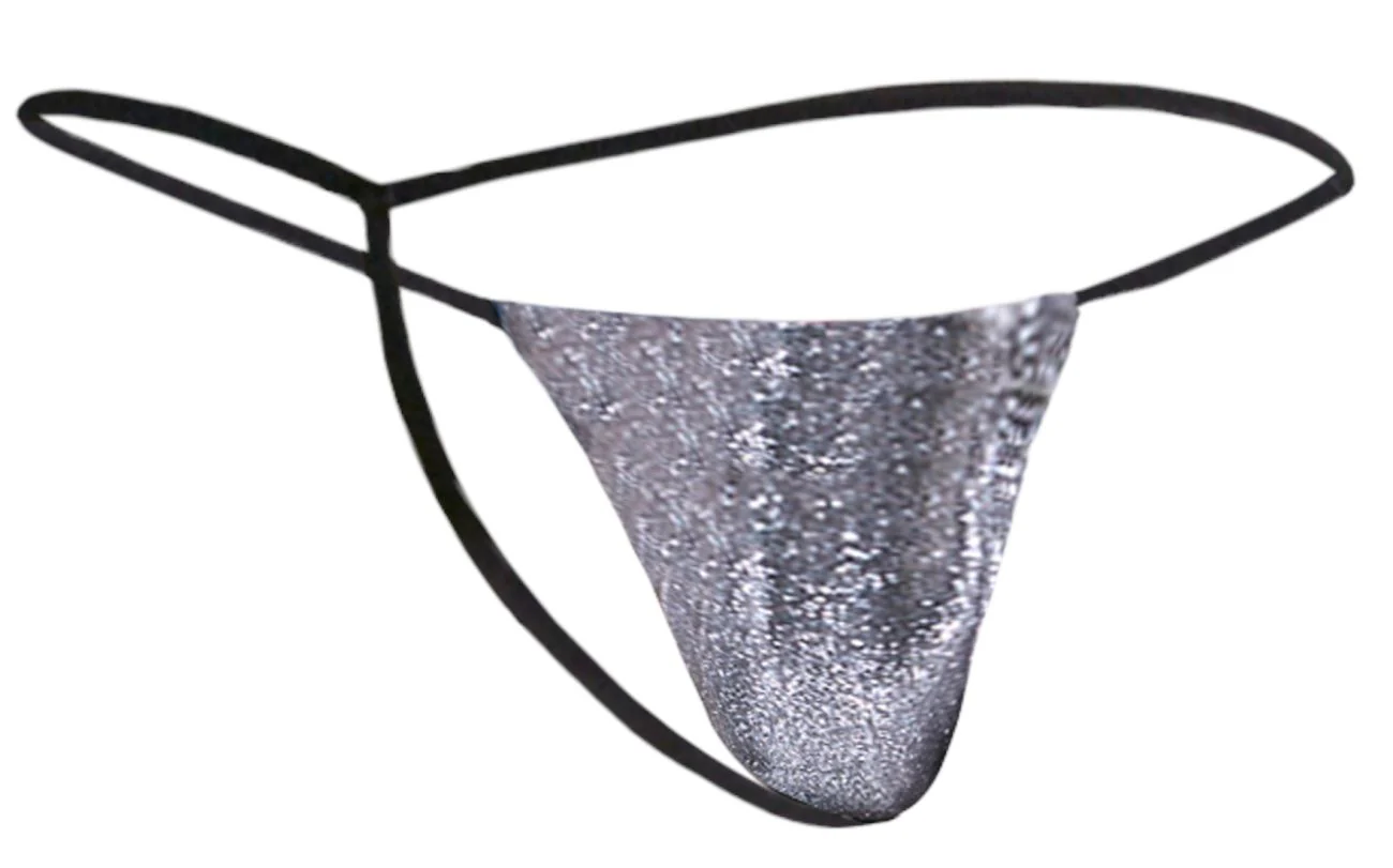 JUSTIN+SIMON XSJ02 Classic G-String Color Lurex Gray - Image 6
