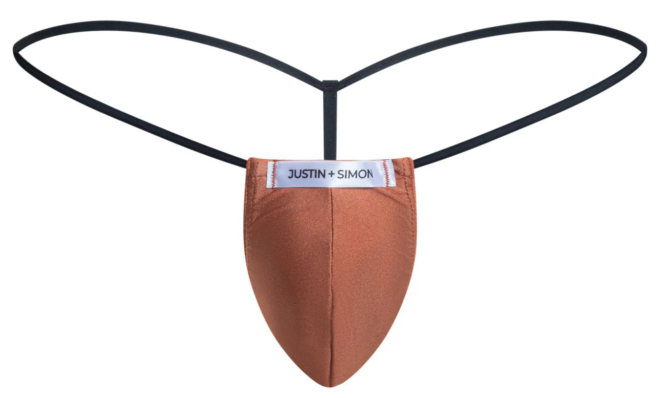 JUSTIN+SIMON XSJ02 Classic G-String Color Ochre - Image 5