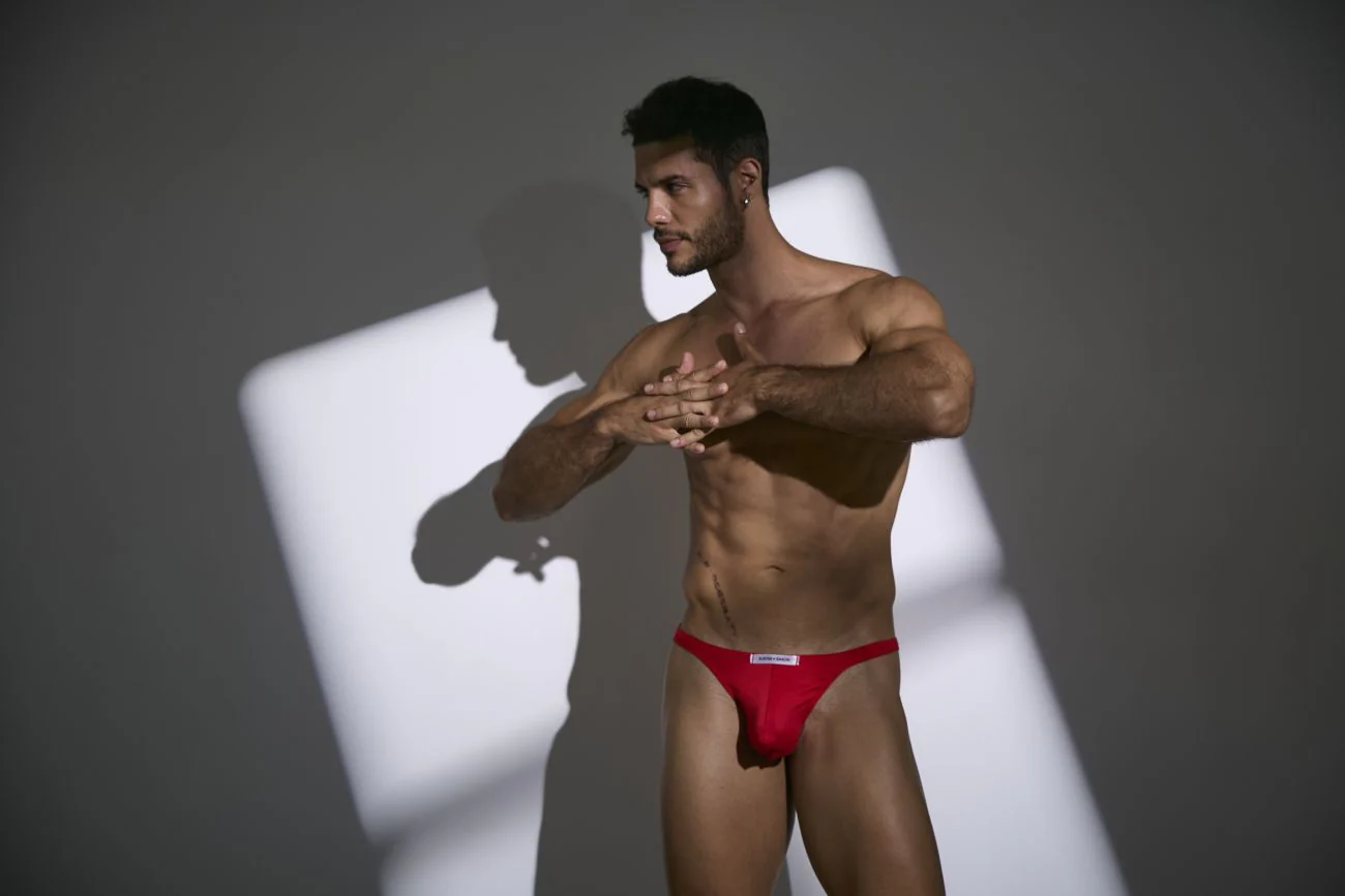 JUSTIN+SIMON XSJ03 Classic Thongs Color Peach Red - Image 11