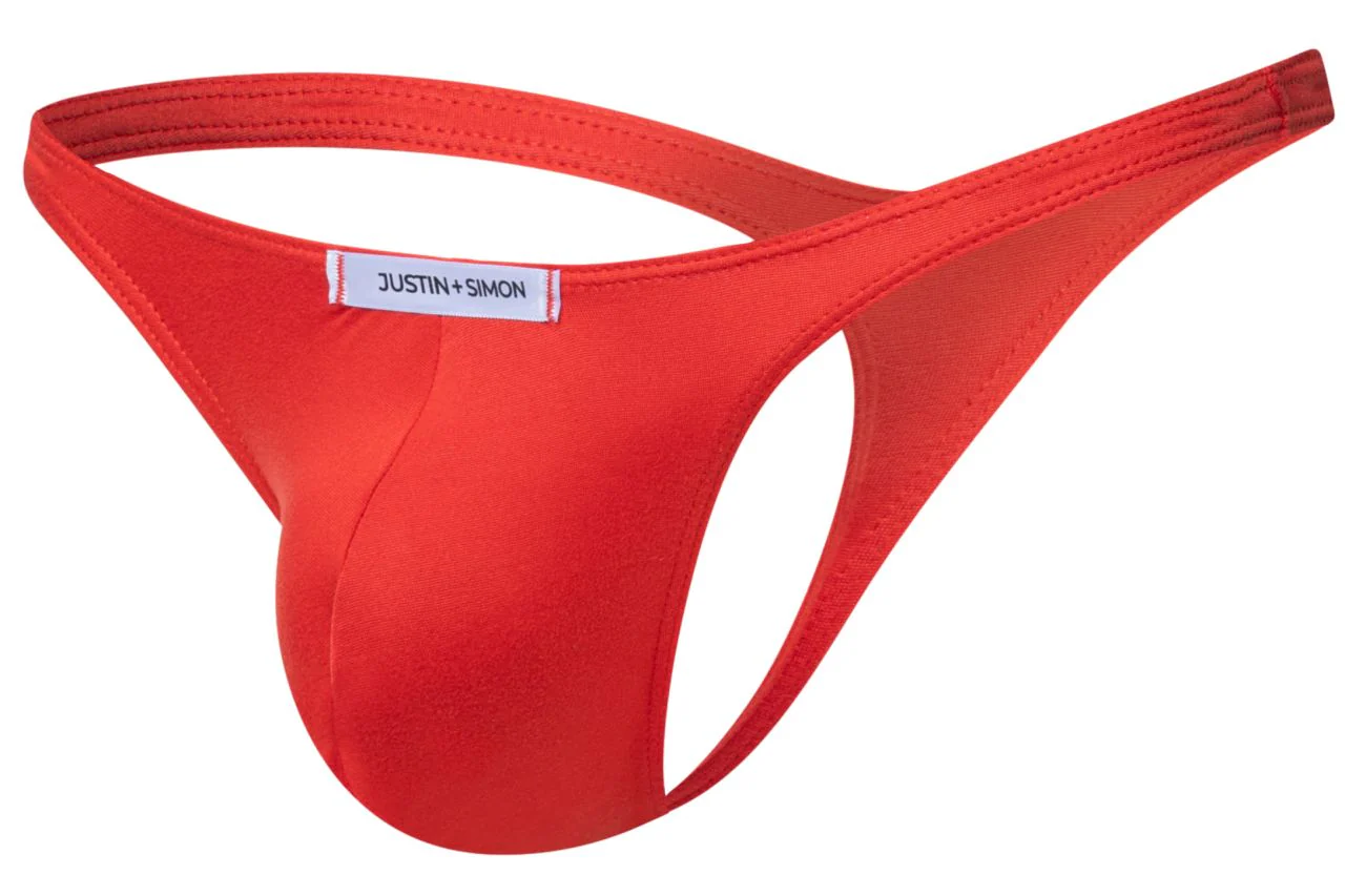 JUSTIN+SIMON XSJ03 Classic Thongs Color Peach Red - Image 6