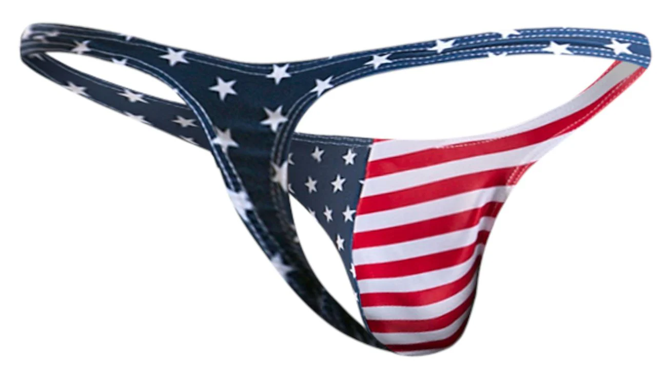 JUSTIN+SIMON XSJ03 Classic Thongs Color USA Flag - Image 6