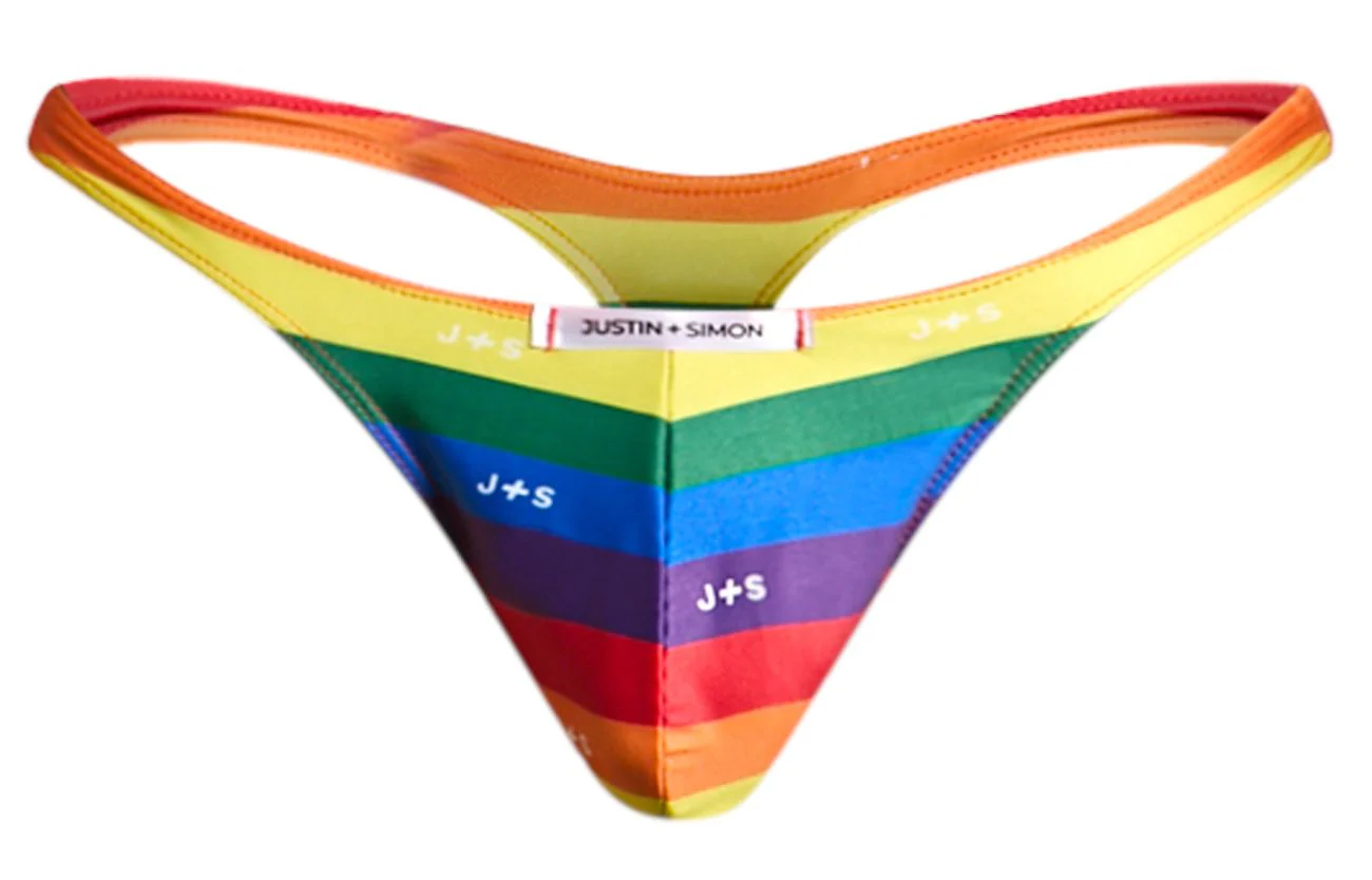 JUSTIN+SIMON XSJ03 Classic Thongs Color Pride Flag - Image 5