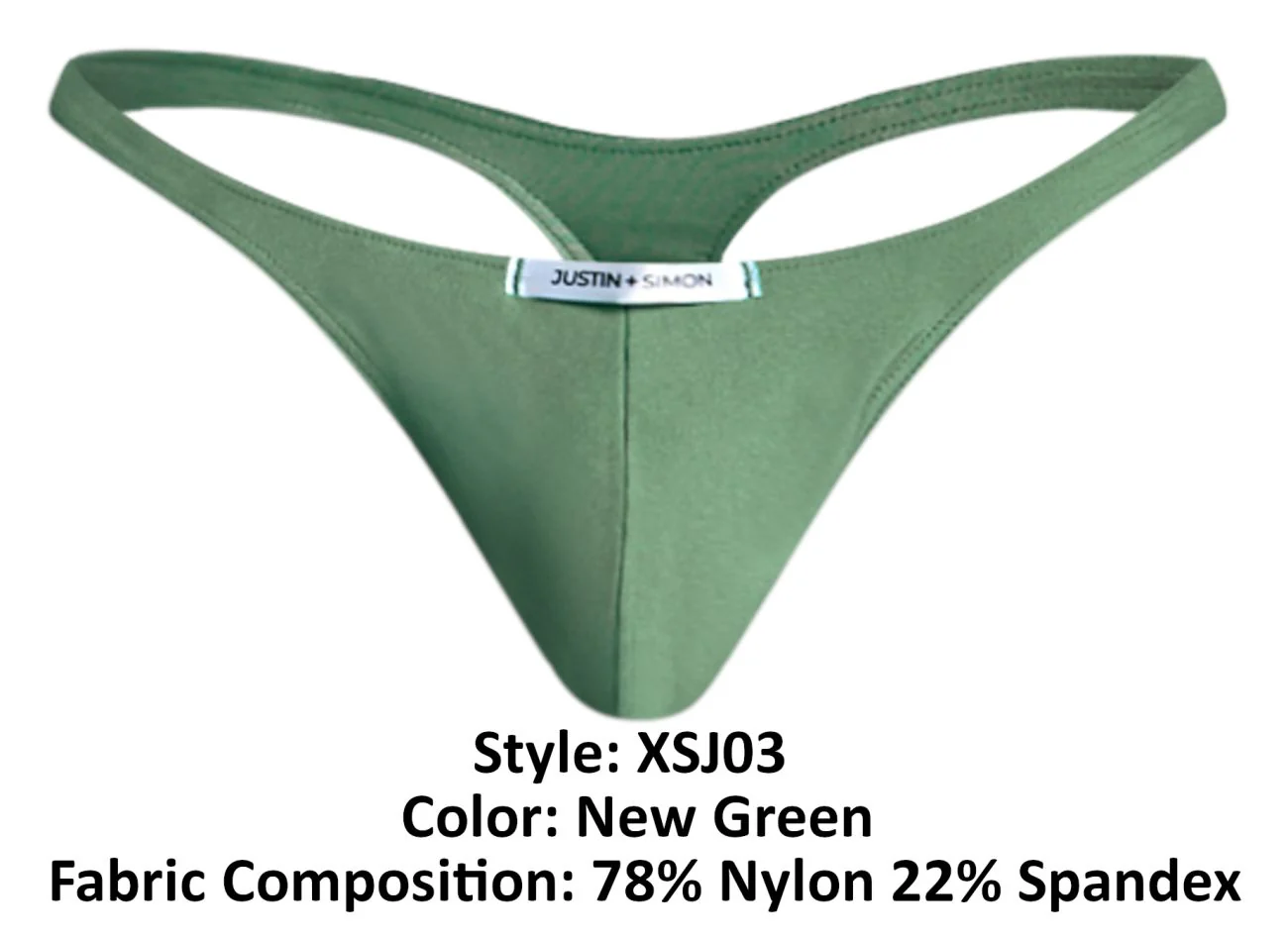 JUSTIN+SIMON XSJ03 Classic Thongs Color New Green - Image 7