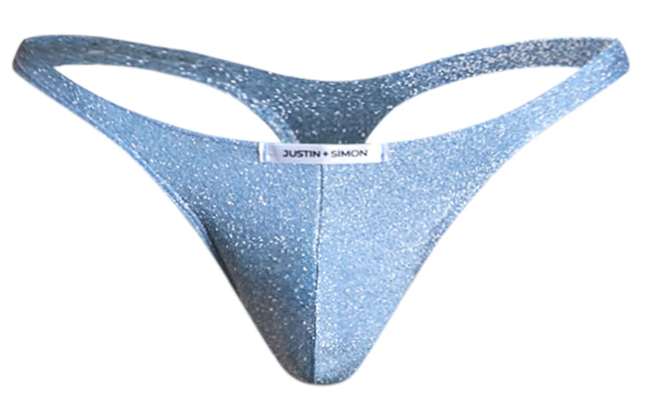 JUSTIN+SIMON XSJ03 Classic Thongs Color Lurex Blue - Image 5